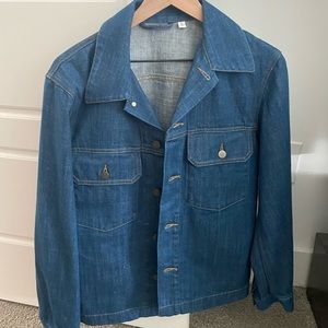 Uniqlo U blue denim jacket